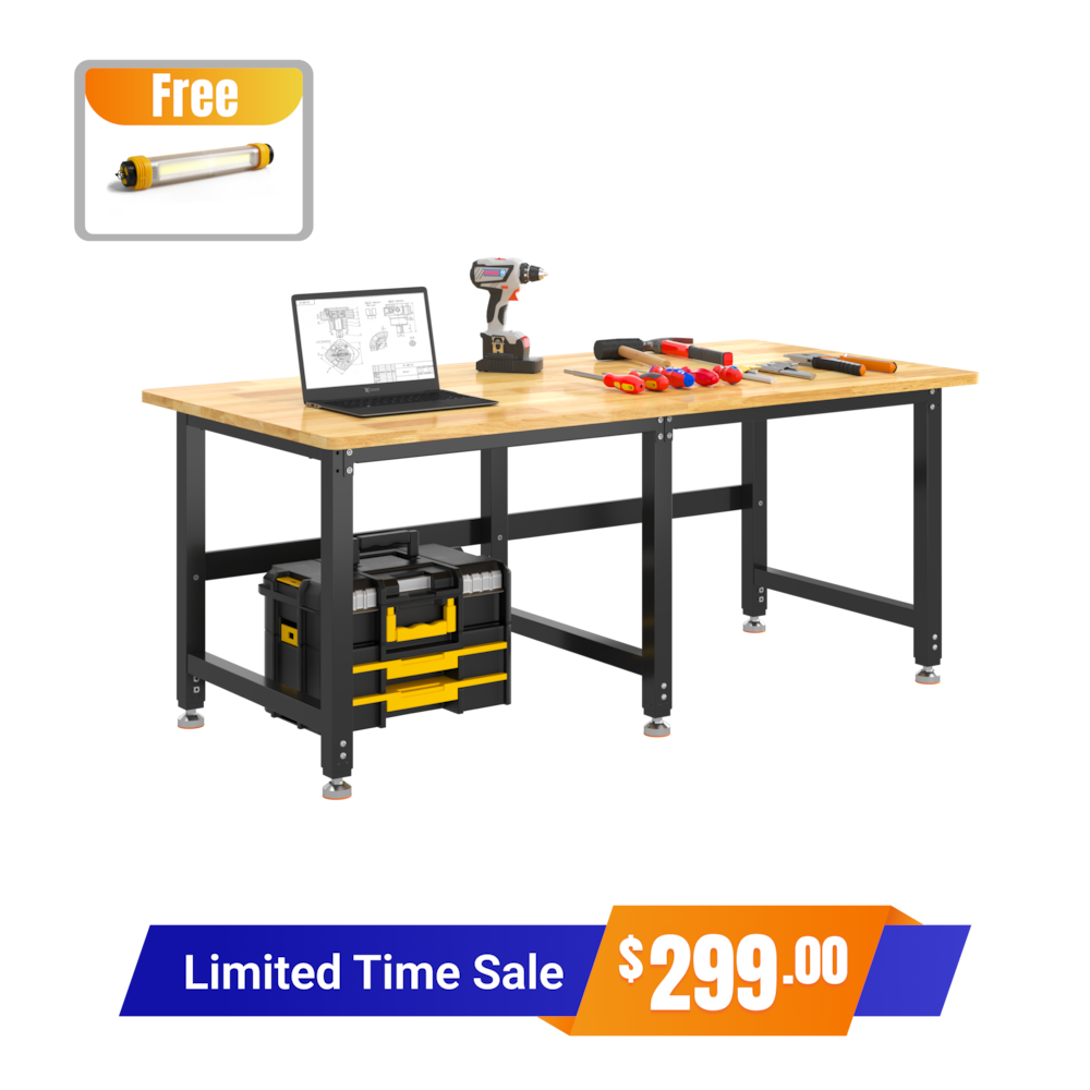 Heavy-Duty Industrial Packing Table – 72" × 36", 3,000 lb Capacity_4Dock